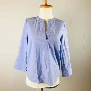 Vineyard vines | blue striped pullover blouse